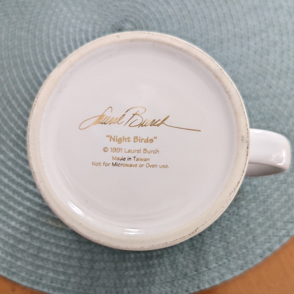 Night Birds 1991 Vintage Laurel Burch Mug - Picture 8 of 13